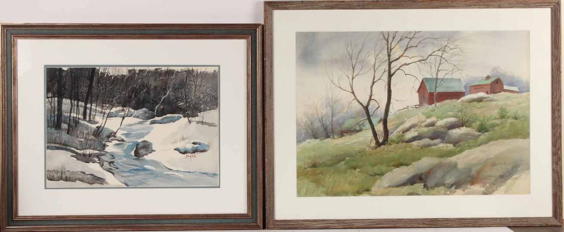 Two Watercolor Landscapes (1 of 10)