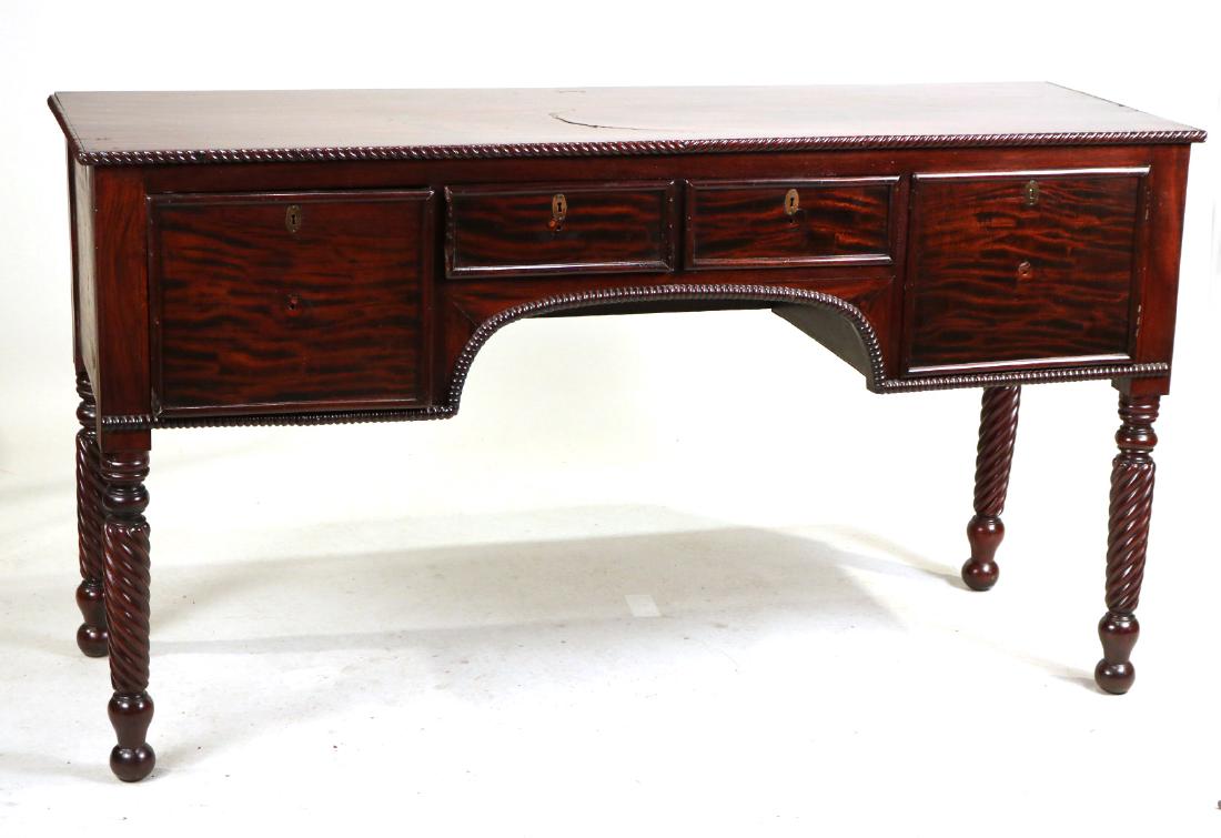 Victorian Figured Mahogany Sideboard (1 of 10)
