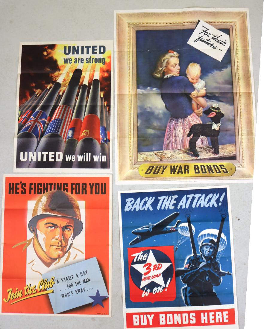 Four World War II Posters (1 of 8)