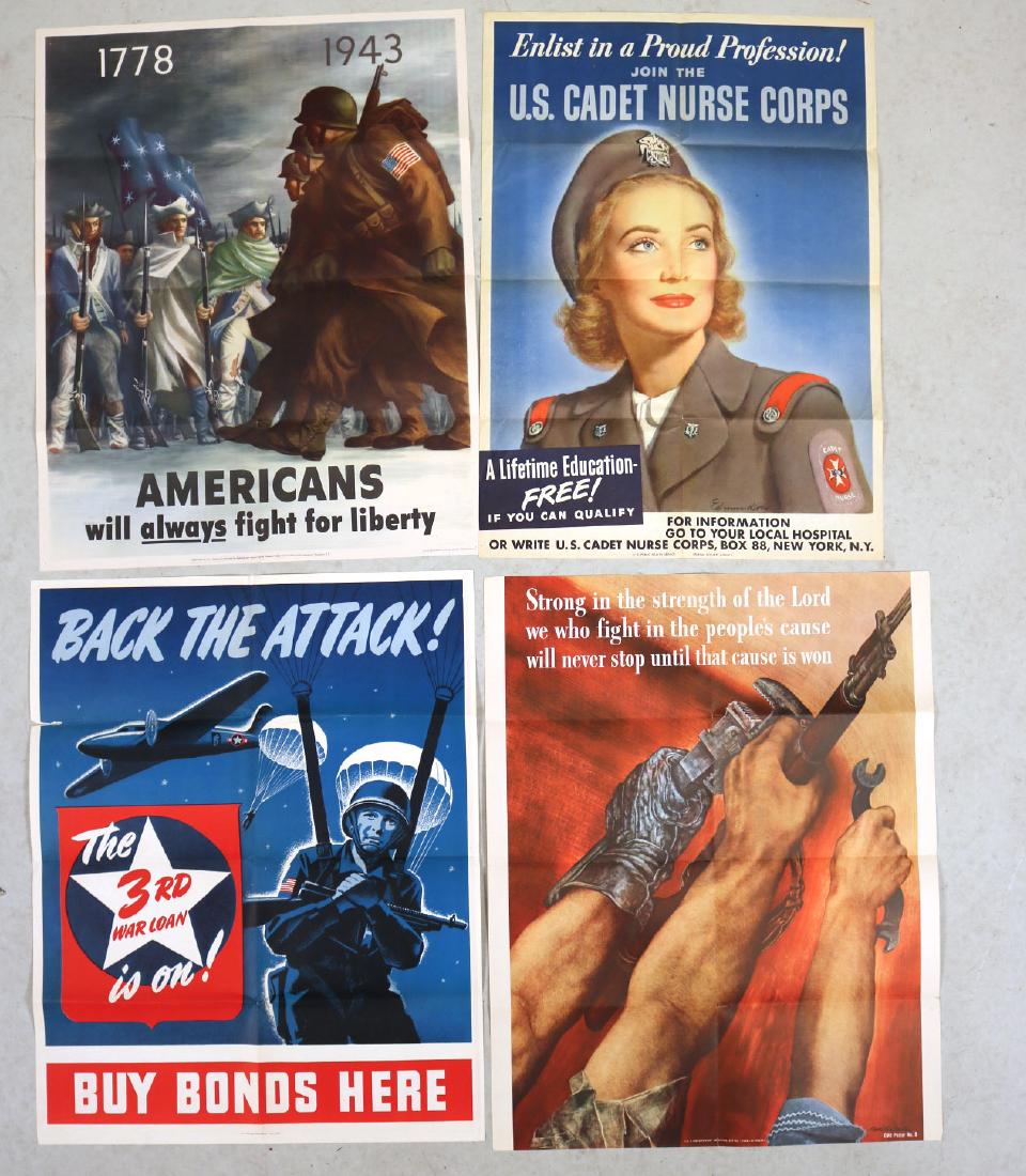 Four World War II Posters (1 of 10)