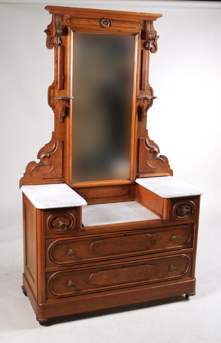 Victorian Marble Top Dressing Chest (1 of 10)