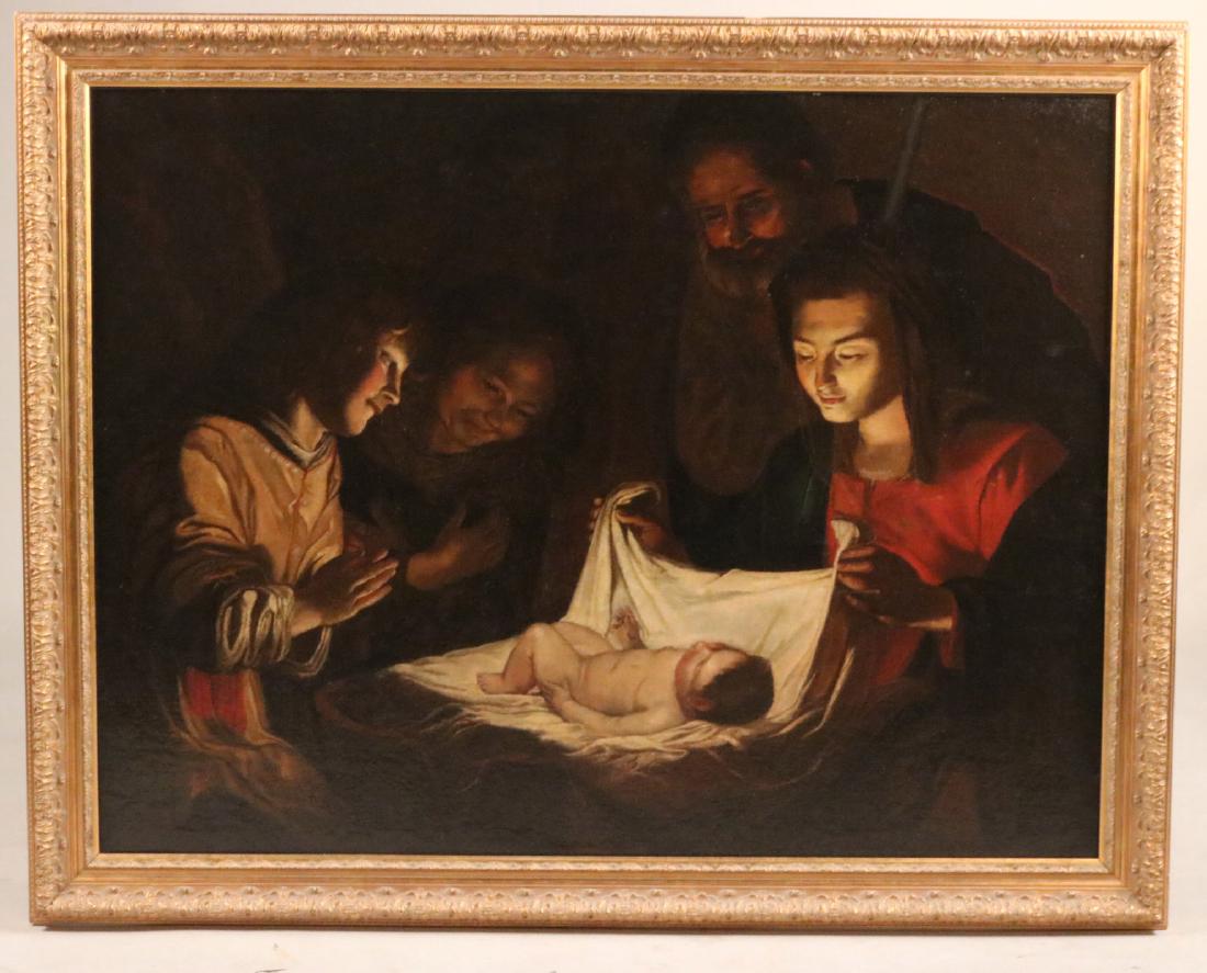 Oil on Canvas, After Gerrit Honthrost (1 of 7)