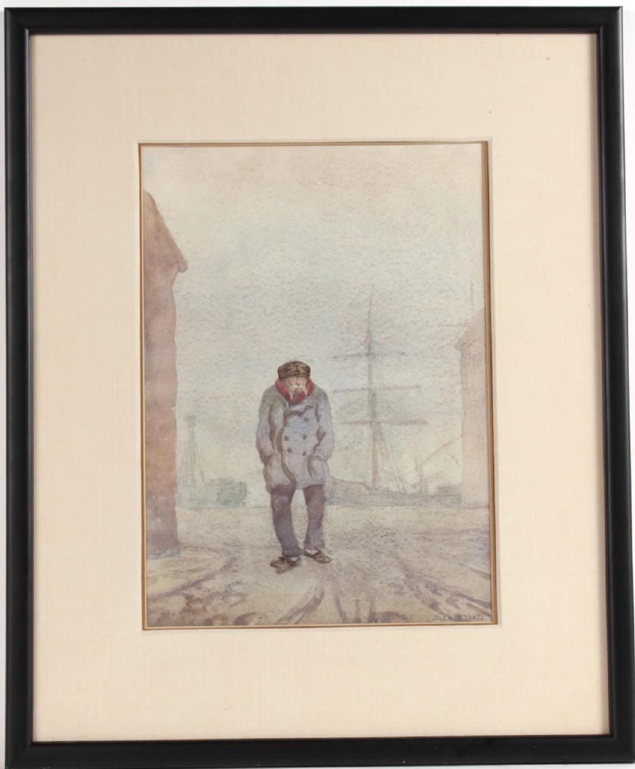 Watercolor, Mariner, Jack Butler Yeats (1 of 5)