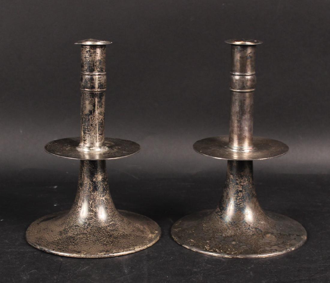Pair of Tiffany & Co Sterling Silver Candlesticks (1 of 5)