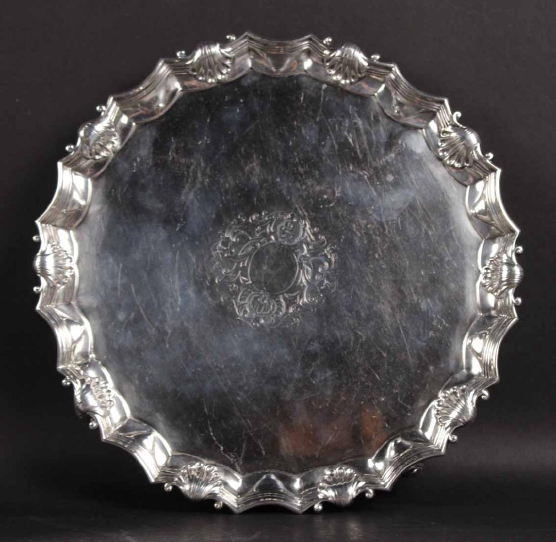 English Silver Footed Salver (1 of 10)
