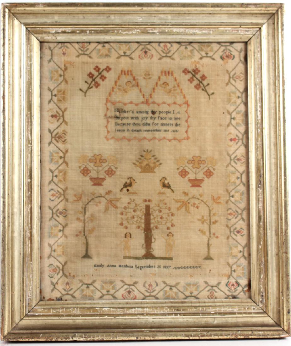 Adam and Eve Needlework Sampler (1 of 7)
