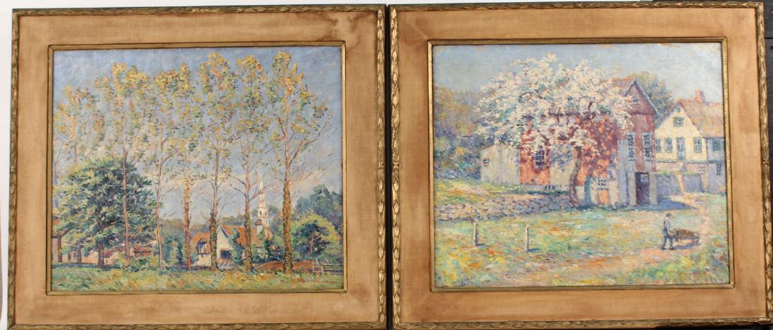 Two Oils on Canvas, Roger Curel-Sylvestre (1 of 10)