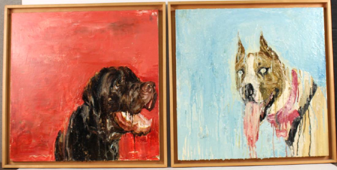 Two Oil on Linen Dog Portraits, Andrew Ehrenworth (1 of 10)