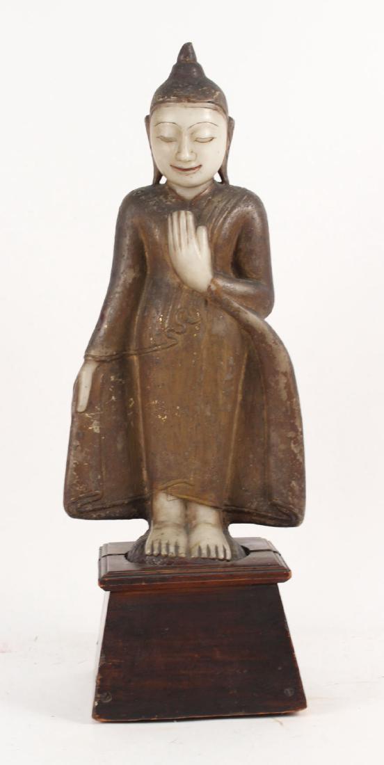 Painted Stone Thai Deity (1 of 10)