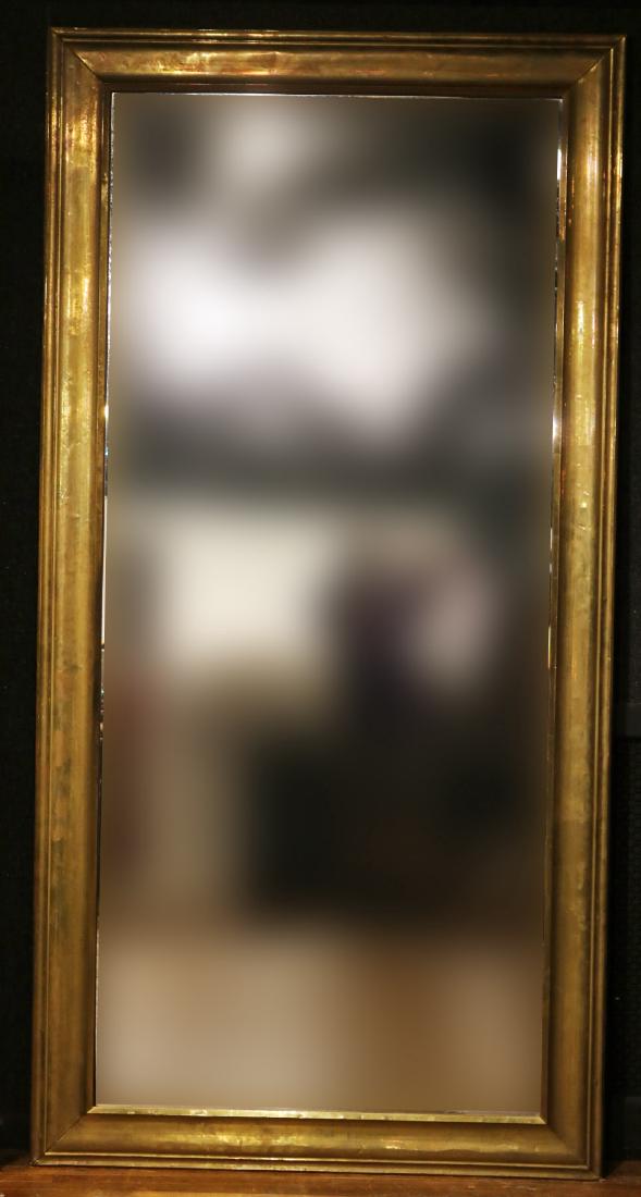 Impressively Large Rectangular Brass Mirror (1 of 5)