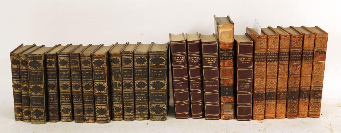 Twenty-Three Leather-Bound Books (1 of 6)