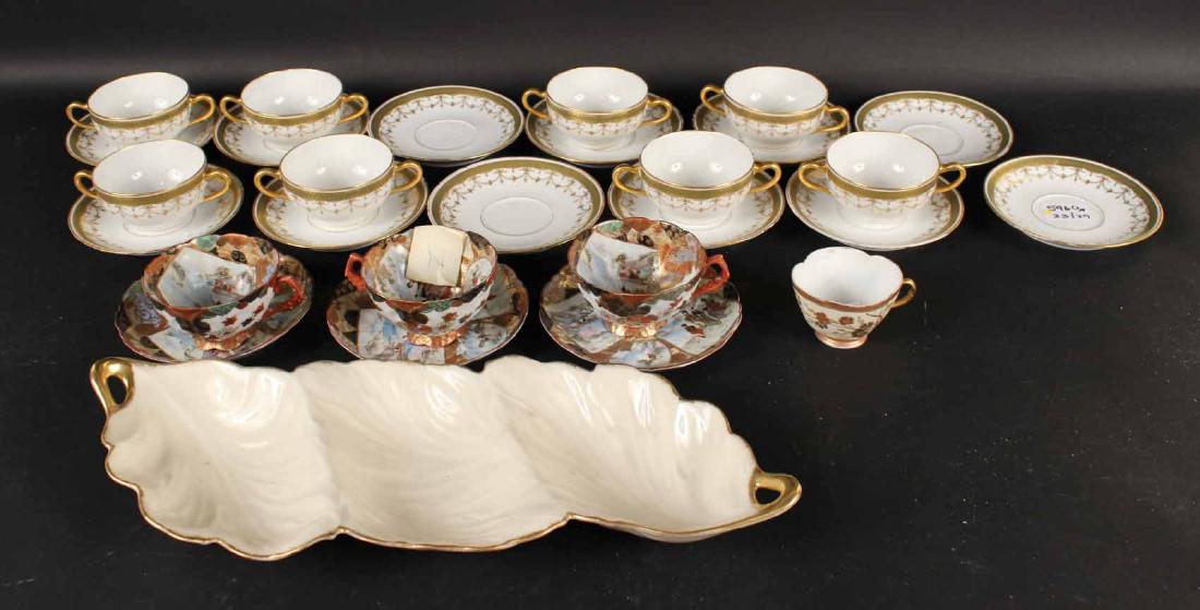 Ten Theo Haviland Limoges Cups & Twelve Saucers (1 of 9)