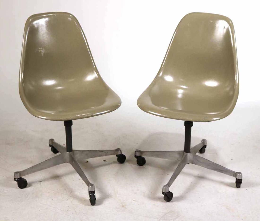 Two Herman Miller Eames Office Shell Chairs (1 of 7)