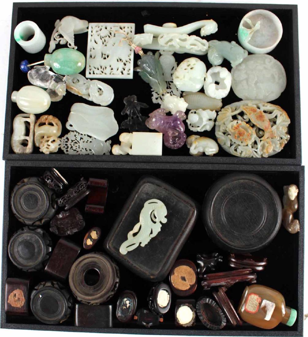 Large Collection of Carved Jade (1 of 8)