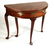 Queen Anne Style Mahogany Demi-lune Games Table