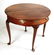 Queen Anne Style Mahogany Demi-lune Games Table - 3