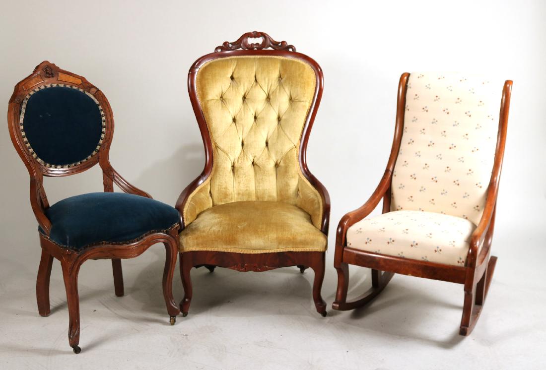 Three Victorian Chairs (1 of 10)