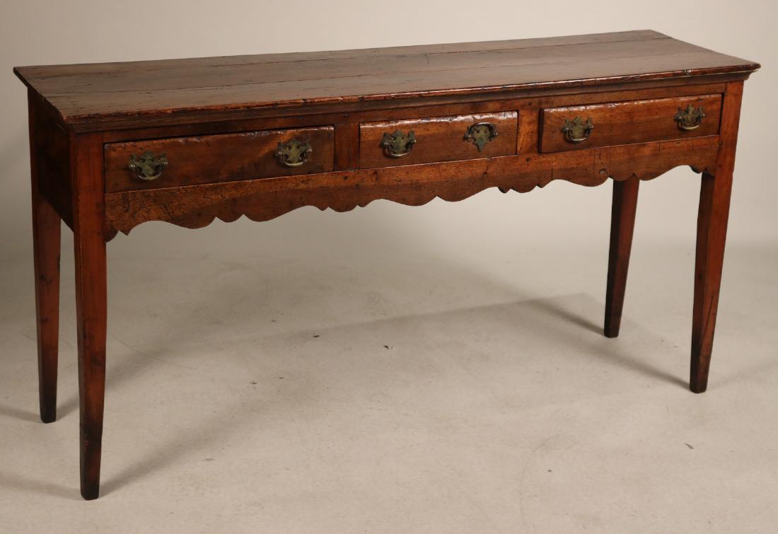 George III Walnut Console Table (1 of 9)