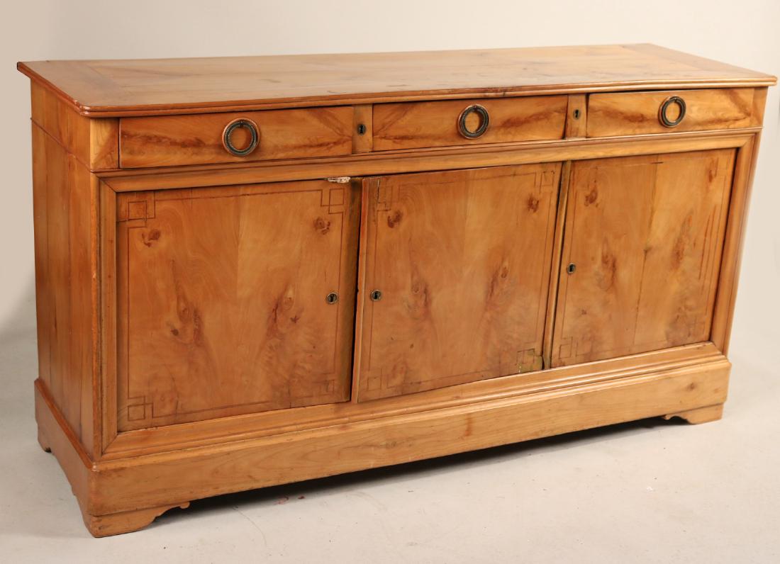 Beidermeier Inlaid Walnut Low Cabinet (1 of 7)