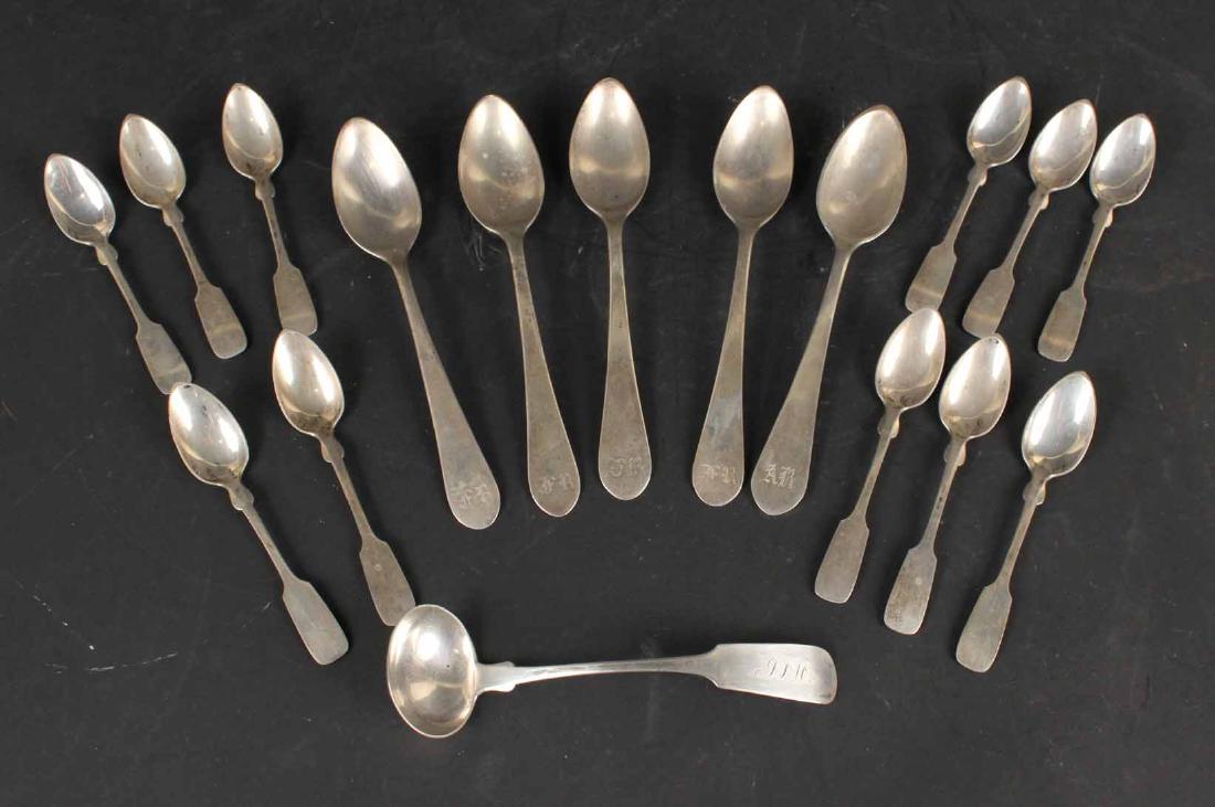 Set of Eleven 800 Silver Spoons (1 of 9)