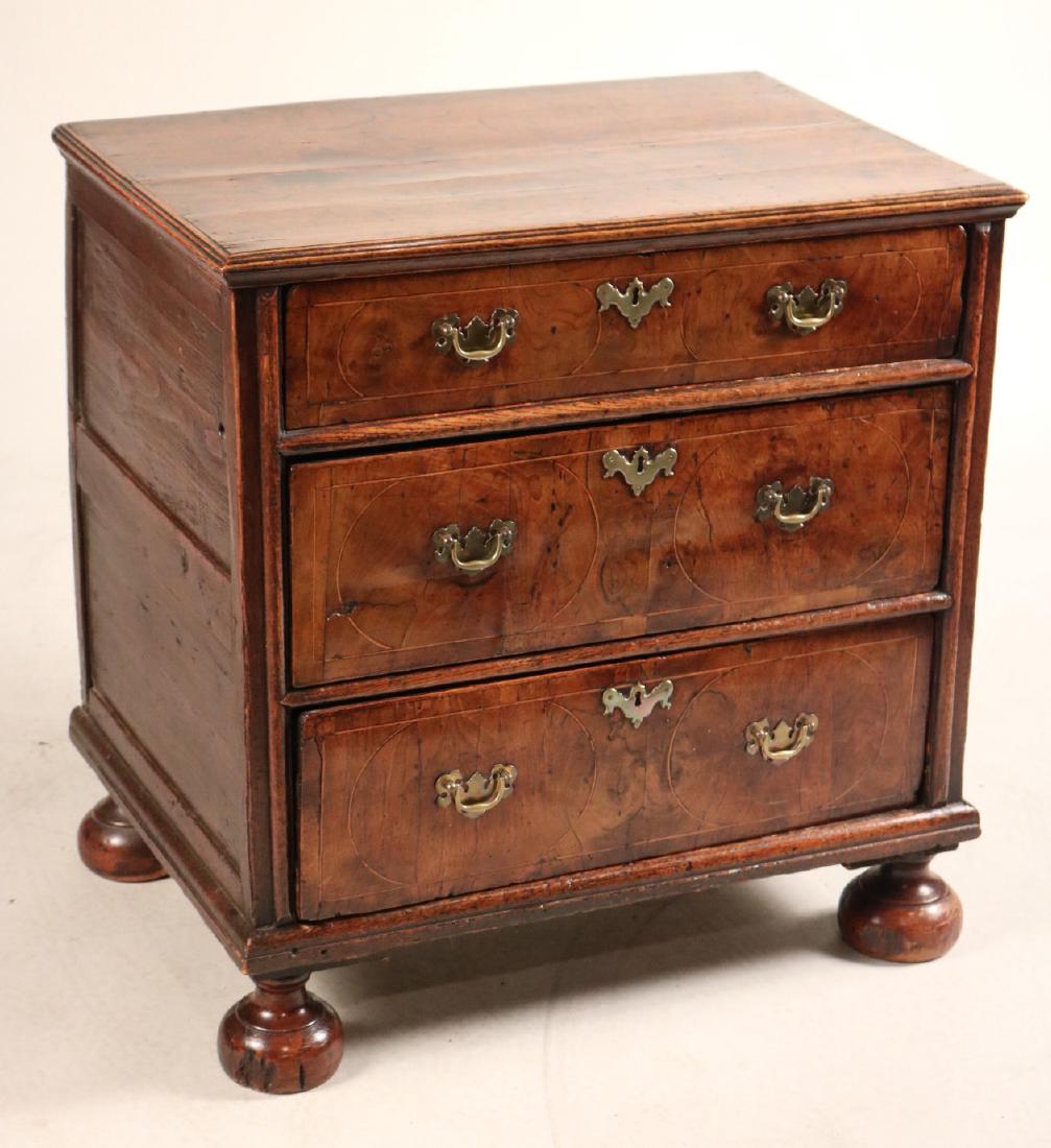 George I Inlaid Walnut Bachelor's Chest (1 of 8)