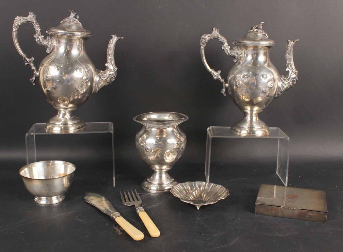 Group of Silver Plated Table Items (1 of 9)