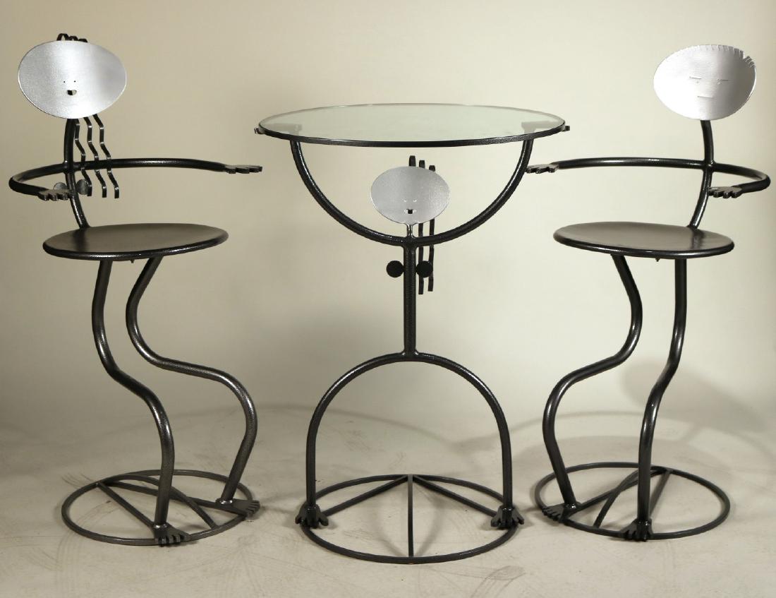Figural Steel Bistro Set (1 of 9)
