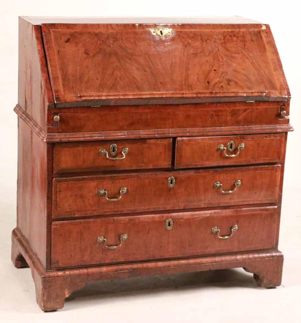 George III Walnut Slant Front Desk (1 of 10)