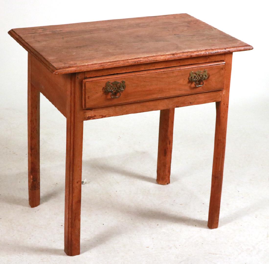 George III Mahogany One-Drawer Table (1 of 4)