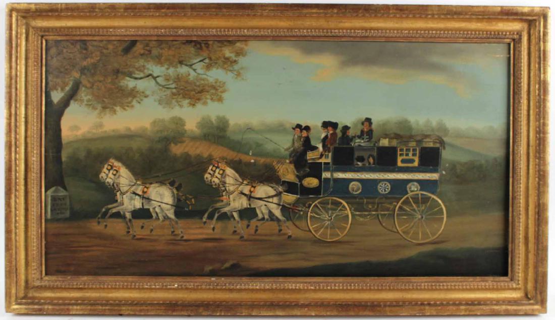 English Sporting Oil on Board (1 of 9)