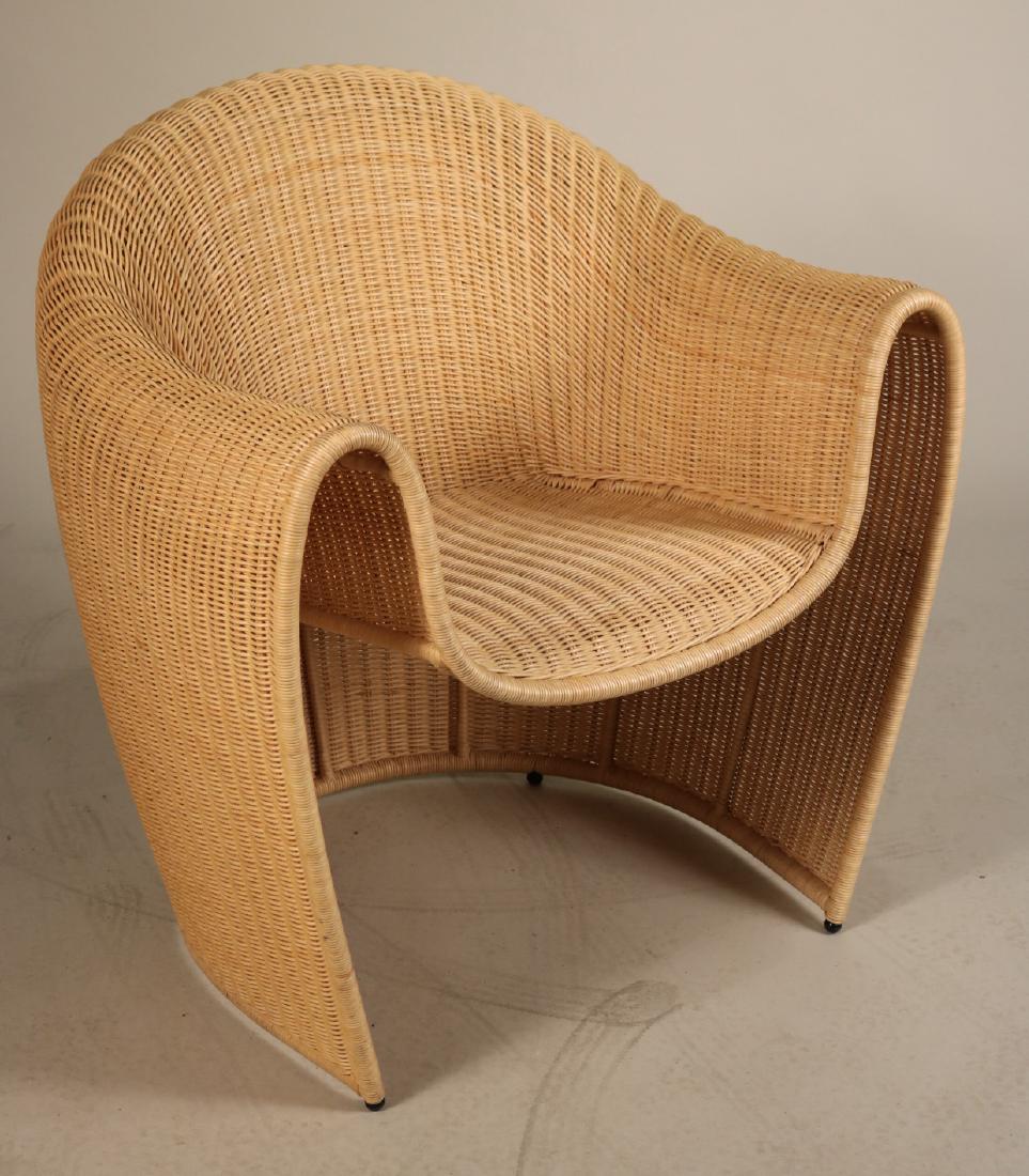 King Tubby Rattan Armchair by Miki Astori (1 of 7)