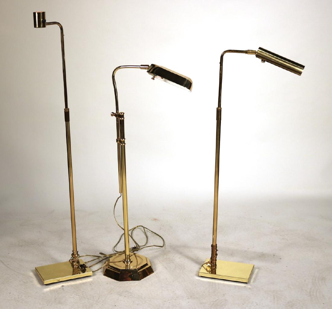 Three Brass Floor Lamps (1 of 8)