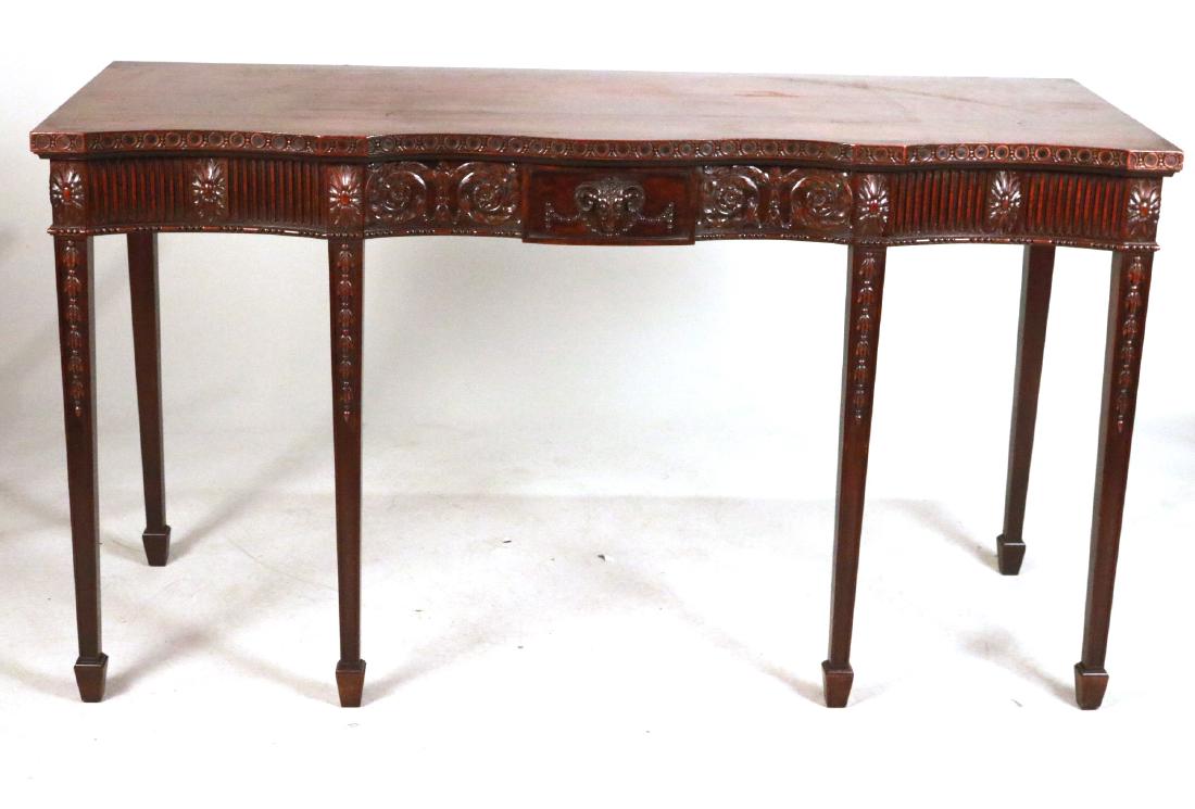 Neoclassical Style Carved Mahogany Sideboard (1 of 6)