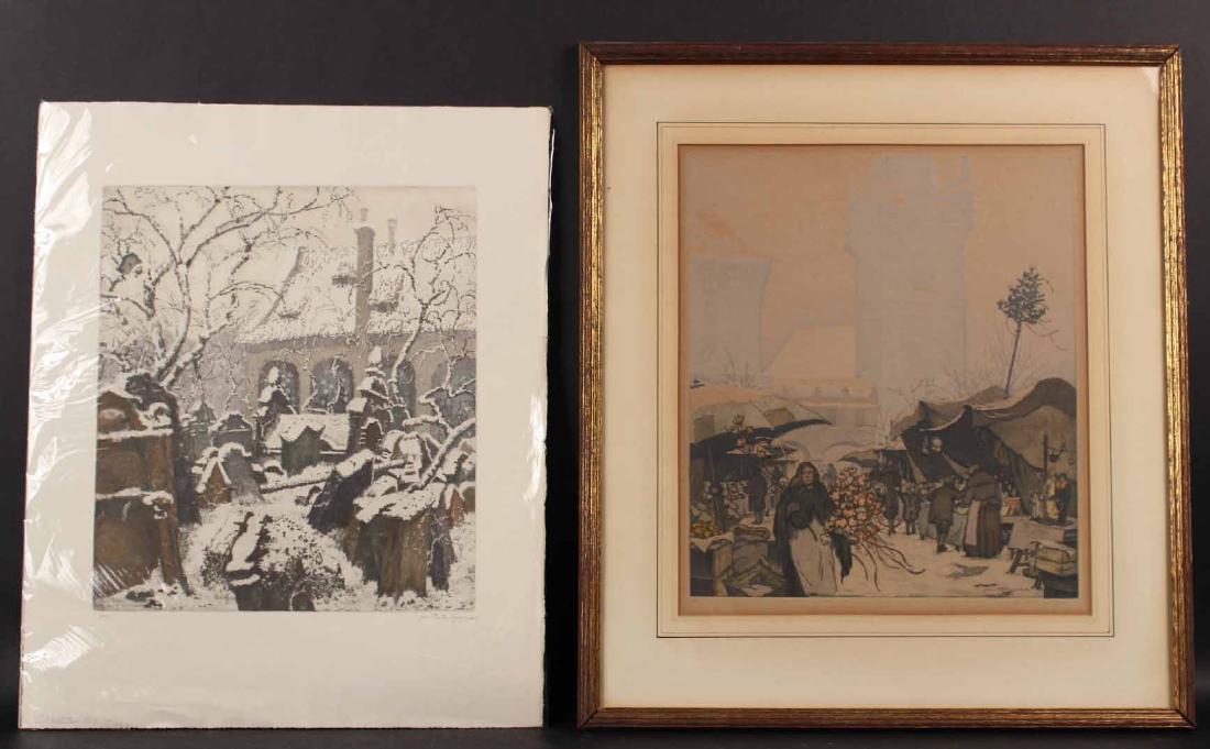 Two Lithographs, Prague, Jaromir Stretti-Zamponi (1 of 10)