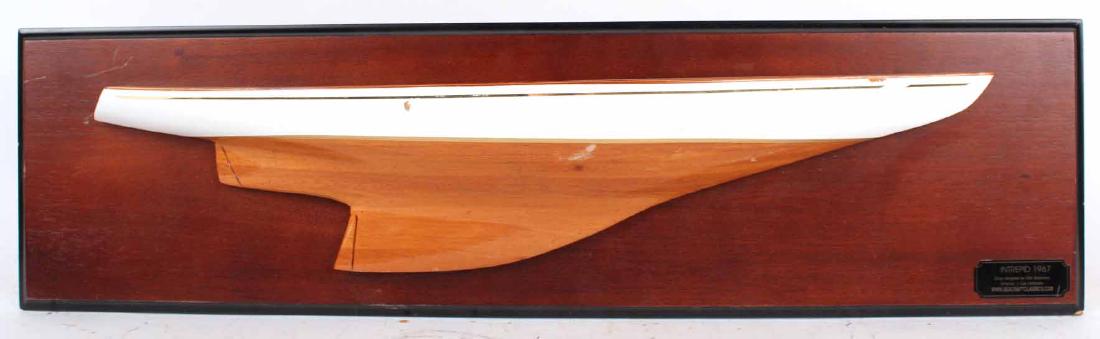Intrepid Half Hull Ship Model (1 of 5)