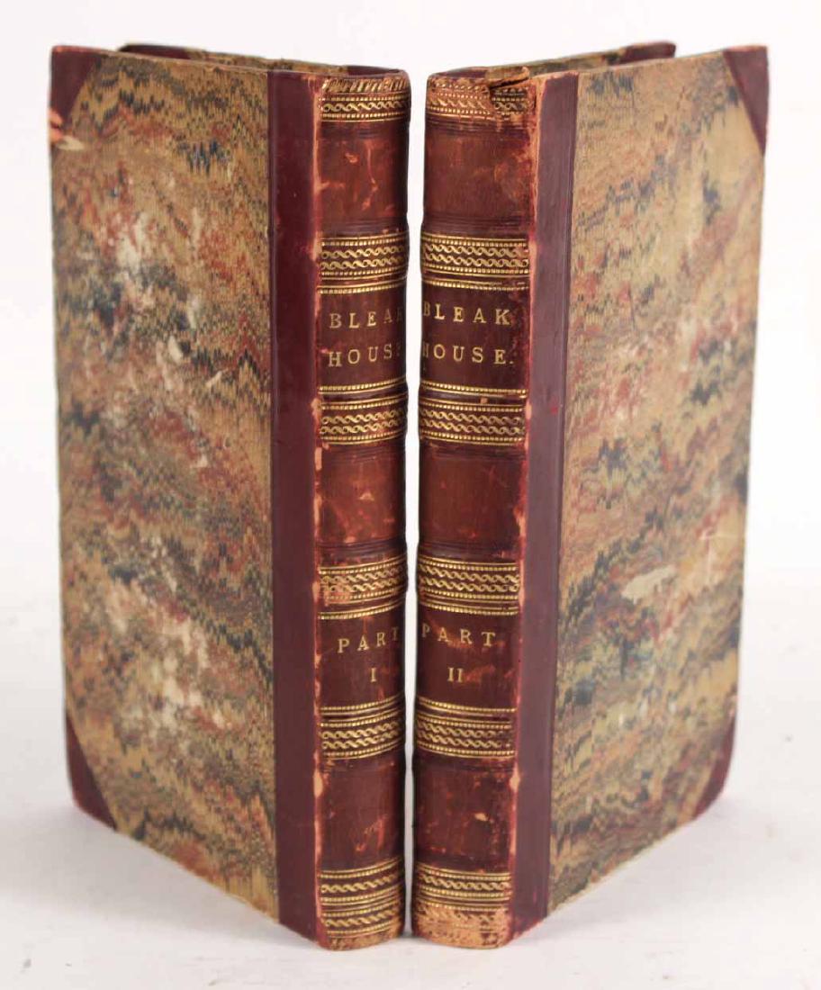 Two Volumes "Bleak House" by Charles Dickens (1 of 5)