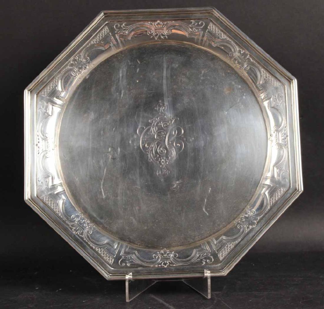 Dominick & Haff Sterling Silver Cake Plate (1 of 7)