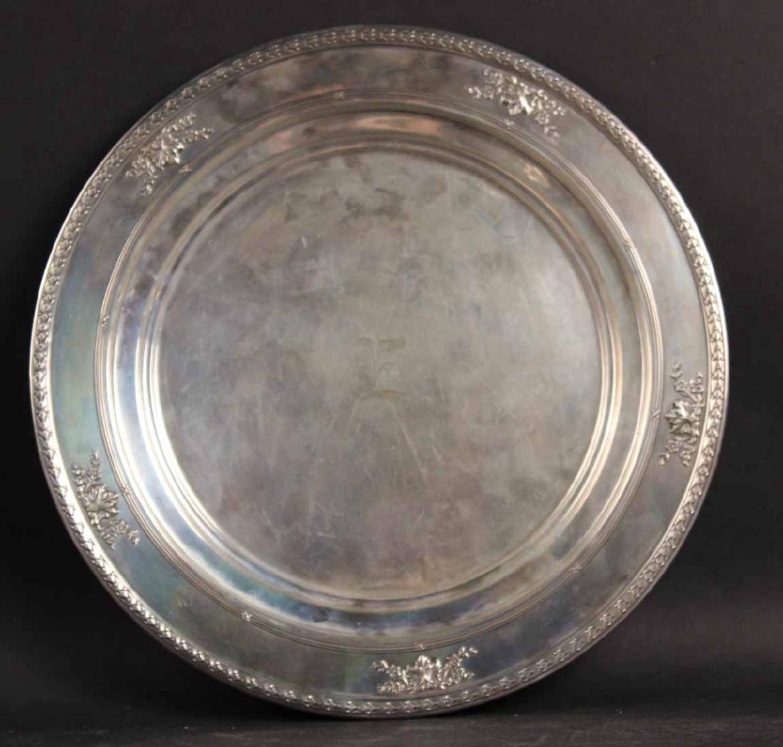 Dominick & Haff Sterling Silver Circular Tray (1 of 5)