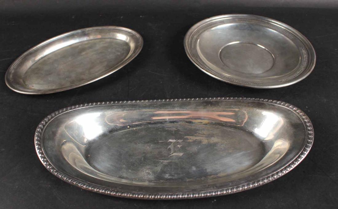 Matthews Sterling Silver Oval Bread Tray (1 of 10)