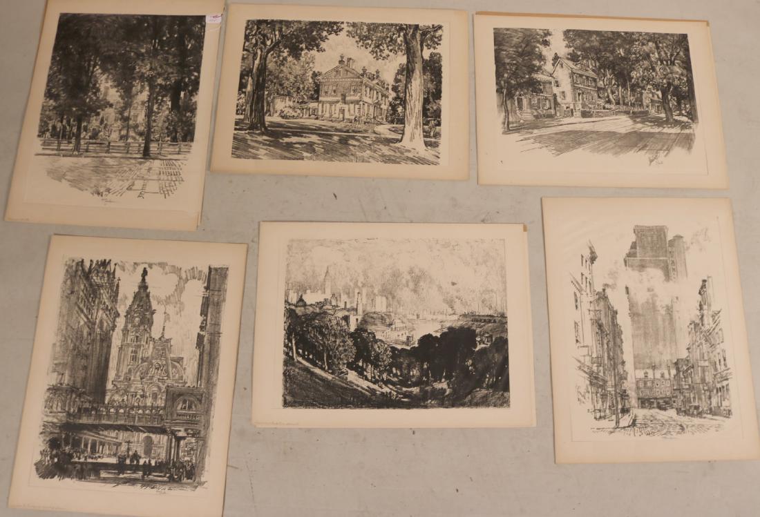 Six Assorted Prints, Joseph Pennell (1 of 8)