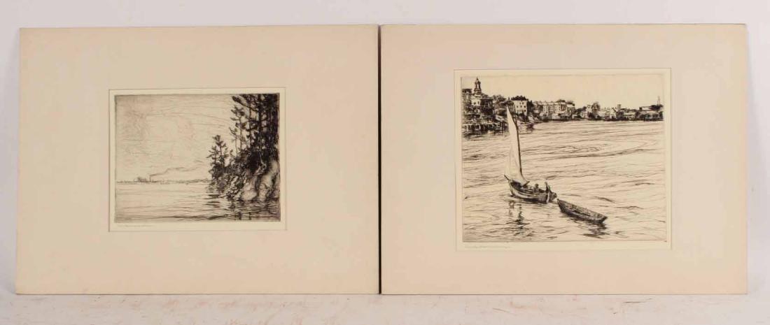 Two Engraving By Charles H. Woodbury (1 of 10)