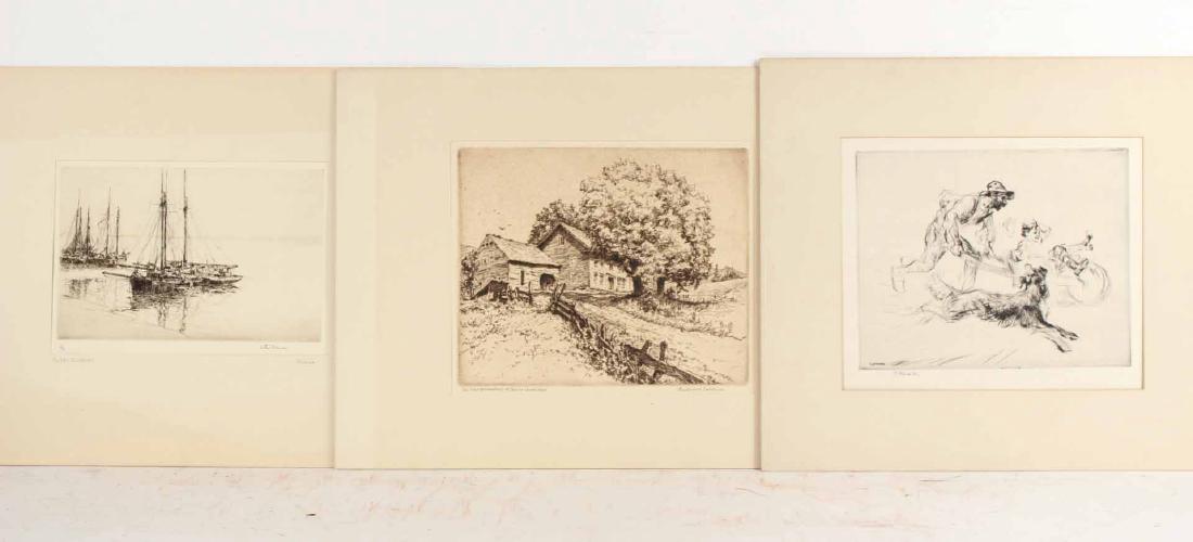 Engraving Titled "Joy Ride" By Edmund Blampied (1 of 10)