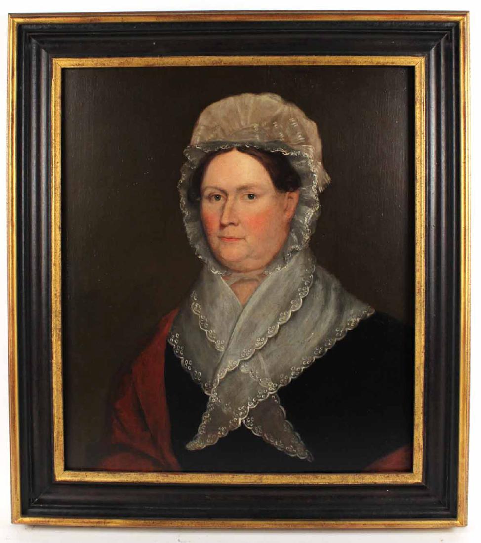 Portrait of a Lady Dressed in Lace-Edged Bonnet (1 of 7)