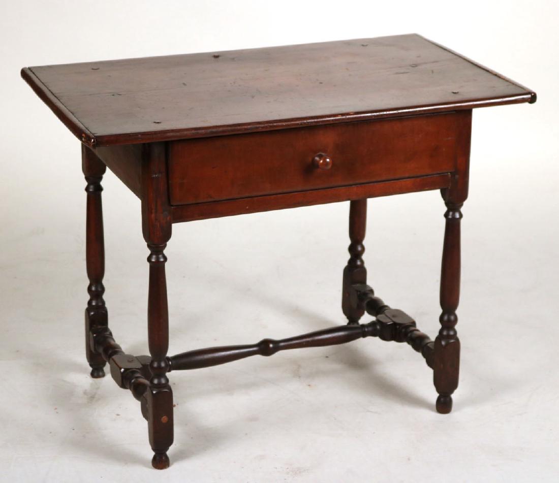 William and Mary Maple and Pine Tavern Table (1 of 8)