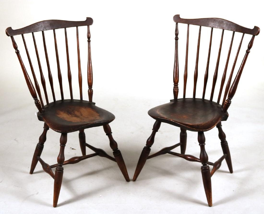 Pair of Fan-Back Windsor Side Chairs (1 of 7)