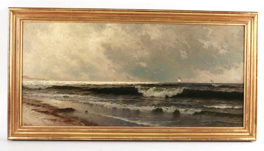 Oil on Canvas, Maritime Scene, Alfred Bricher (1 of 10)