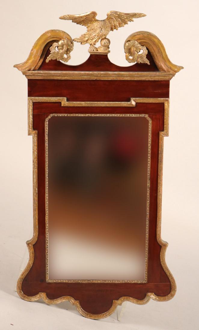 Chippendale Parcel-Gilt Mahogany Mirror (1 of 10)