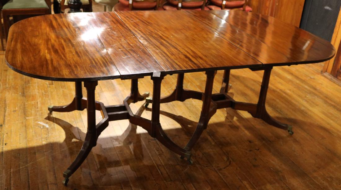 Classical Mahogany Cumberland Action Dining Table (1 of 8)