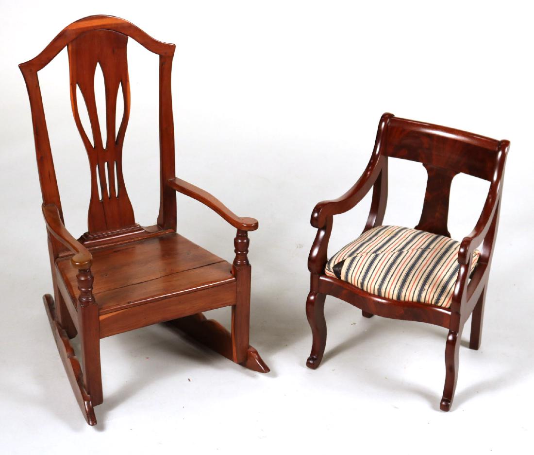 Hepplewhite Cedar Child's Rocker (1 of 9)