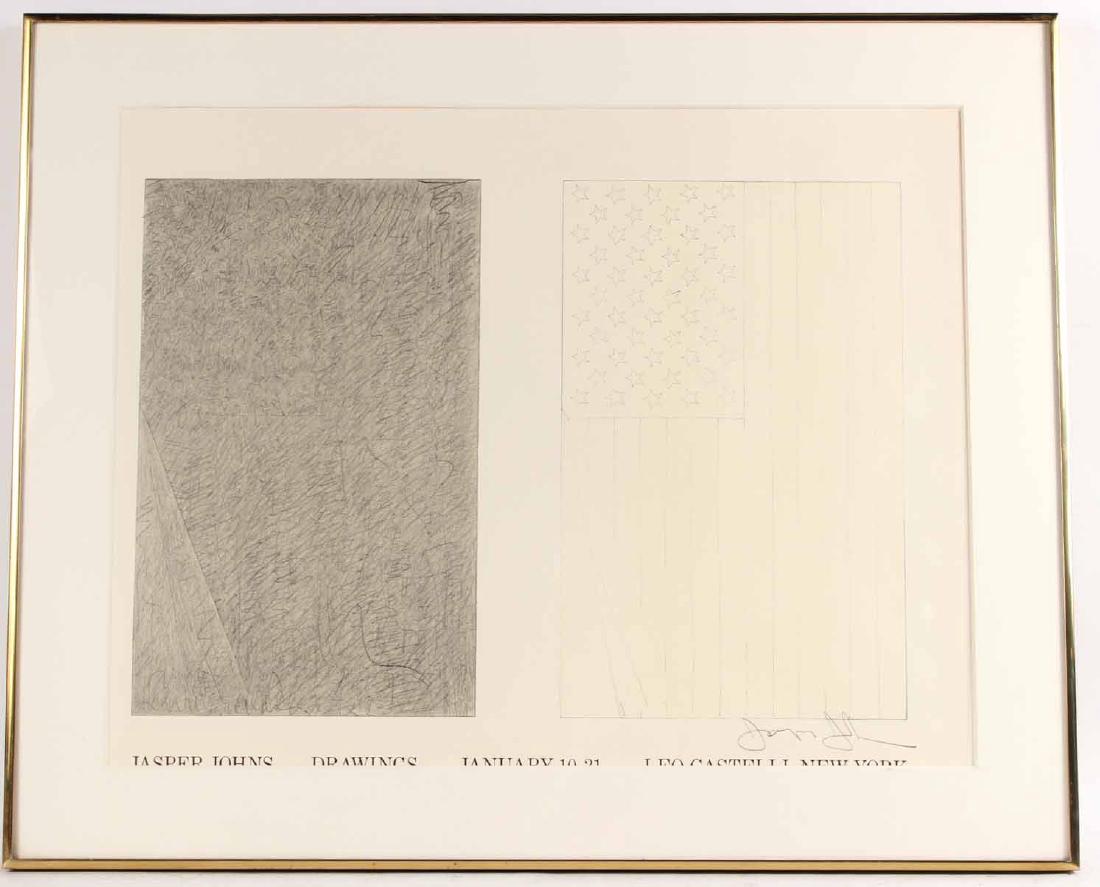 Jasper Johns Signed Poster Leo Castelli (1 of 6)